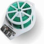 Yurdas 50m Twist Tie Garden Wire with Built-in Cutting Blade – Plant Ties for Climbing Plants, Garden Ties, Vines, Shrubs, Outdoor & Indoor Plant Support