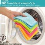 Yurdas Microfibre Cleaning Cloths, 50 Pack, 30x30cm, Ultra Soft and Absorbent, Multi-Colour - Image 2