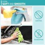 Yurdas Microfibre Cleaning Cloths, 50 Pack, 30x30cm, Ultra Soft and Absorbent, Multi-Colour - Image 3