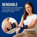 Yurdas Large Blue Gel Ice Pack 37x27cm – Reusable Hot & Cold Therapy for Pain Relief with Adjustable Strap - Image 5