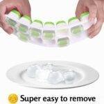 Yurdas Silicone Ice Cube Trays with Lids – 4 Pack, 14 Square Cubes per Tray (56 Cubes Total) – BPA-Free, Flexible, Stackable – for Baby Food, Whiskey, Cocktails & Drinks - Image 5