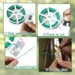 Yurdas 50m Twist Tie Garden Wire with Built-in Cutting Blade – Plant Ties for Climbing Plants, Garden Ties, Vines, Shrubs, Outdoor & Indoor Plant Support - Image 5