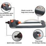 Yurdas Oscillating Lawn Sprinkler with Metal Filter - 304m² Rectangular Coverage, 8-17m Adjustable Range, 16 Nozzles for Even Irrigation, Garden Water Sprayer for Grass, Plants & Flowers - Image 2