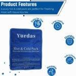 Yurdas Large Blue Gel Ice Pack 37x27cm – Reusable Hot & Cold Therapy for Pain Relief with Adjustable Strap - Image 8